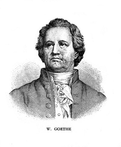 Johann Wolfgang von Goethe, German poet, dramatist and scientist by Unbekannt