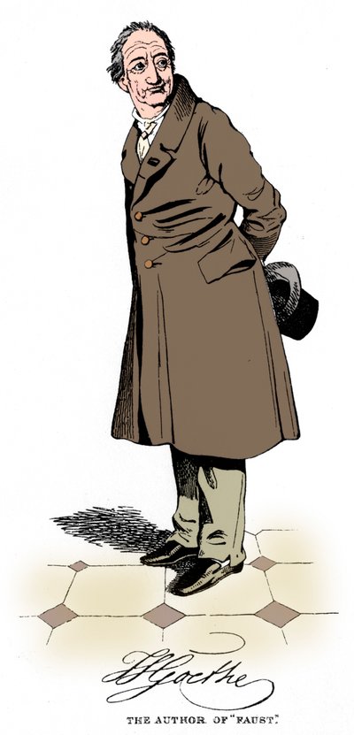 Johann Wolfgang von Goethe, German Poet, Dramatist and Scientist by Unbekannt