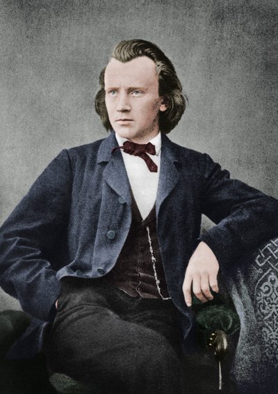 Johannes Brahms 1833-1897, German Composer and Pianist, c1866 by Unbekannt