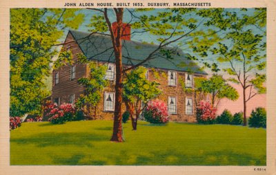 John Alden House, Duxbury, Massachusetts, c1940s by Unbekannt