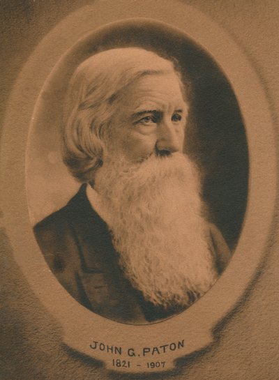 John Gibson Paton 1824-1907, Scottish born Protestant missionary by Unbekannt