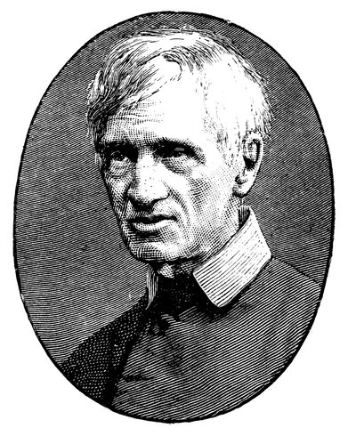 John Henry Newman in old age, British scholar and theologian by Unbekannt