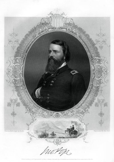 John Pope, Union General in the American Civil War by Unbekannt