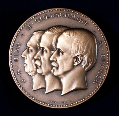 John Russell Hind, Hermann Goldschmidt and Robert Luther, Astronomers by Unbekannt