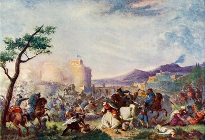 John Sobieski at the Relief of Vienna by Unbekannt