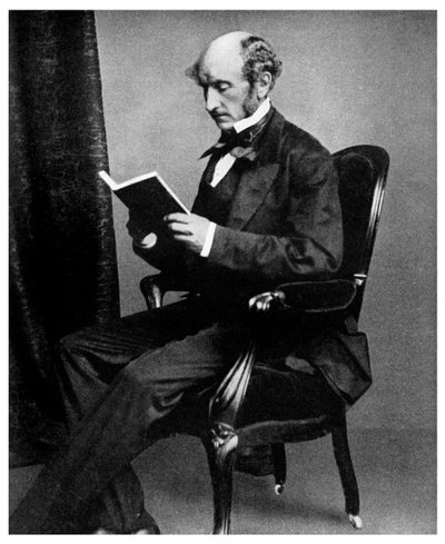 John Stuart Mill, British philosopher and social reformer by Unbekannt