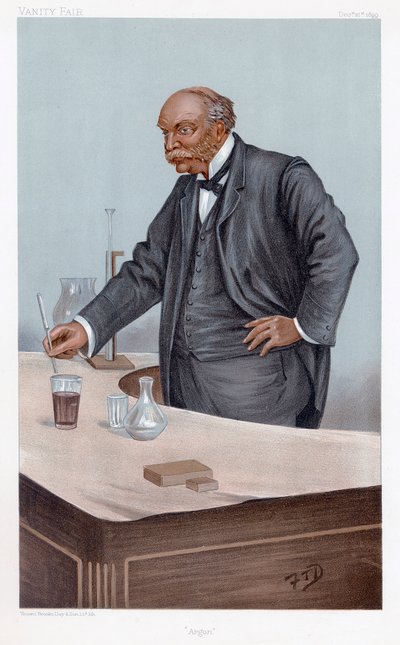 John William Strutt, 3rd Baron Rayleigh, British scientist, 1899 by Unbekannt