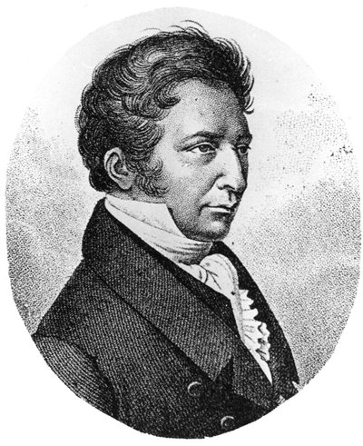 Joseph Louis Gay-Lussac, French Chemist, Physicist and Balloonist, c1824 by Unbekannt