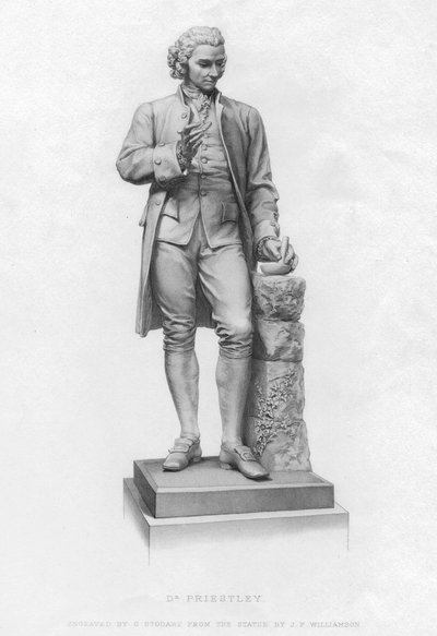 Joseph Priestley, English chemist and Presbyterian minister by Unbekannt
