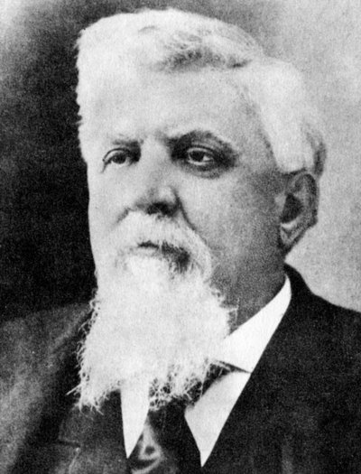 Judge Isaac C Parker, the Hanging Judge, in his later years by Unbekannt
