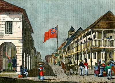 Junction of Harbour Street and King Street, Kingston, Jamaica by Unbekannt