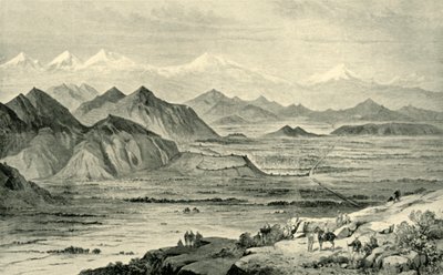 Kabul, Looking North from the Hill Above the British Camp at Beni Hissar, October 8, 1879 by Unbekannt