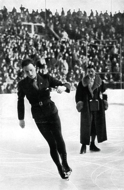 Karl Schäfer, Austrian figure skater, Winter Olympic Games, Garmisch-Partenkirchen, Germany by Unbekannt