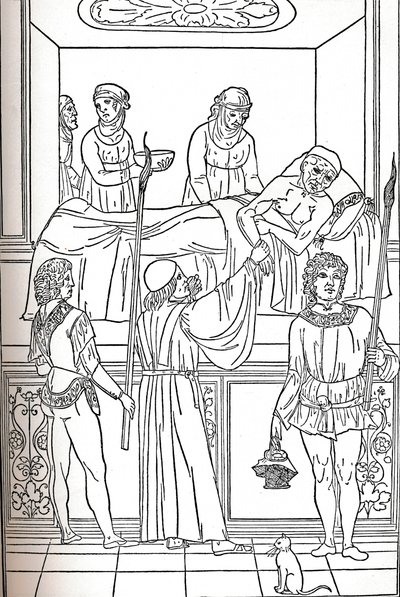 Ketham: Fasciculus Medicinae, Venice, 1493, The Treatment of the Plague, c1493 by Unbekannt