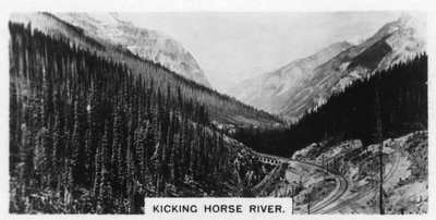 Kicking Horse River, British Columbia, Canada by Unbekannt