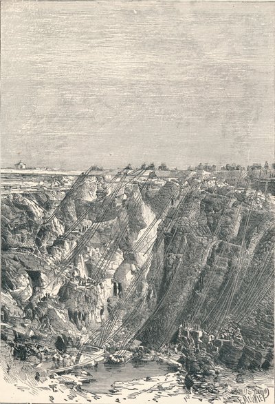 Kimberley: Appearance of the Diamond Mine in 1880, 1896 by Unbekannt