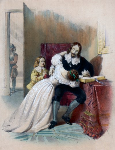 King Charles I, 1600-1649, Parting from His Children, 1838 by Unbekannt