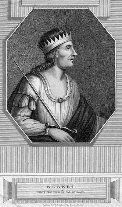 King Egbert of Wessex, First King of All England by Unbekannt