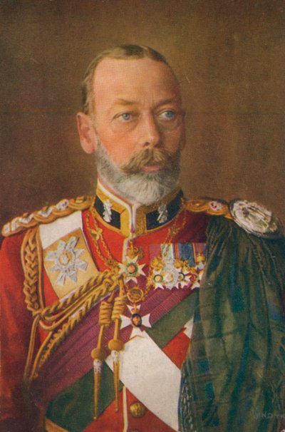 King George V 1865-1936 as Colonel-in-Chief of The Black Watch by Unbekannt