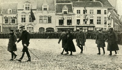 King George V at Furnes, Belgium, First World War, 4 December 1914 by Unbekannt