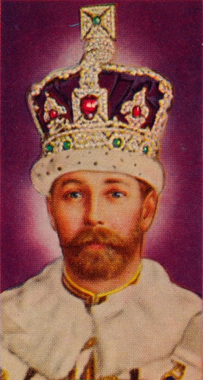 King George V at his coronation by Unbekannt