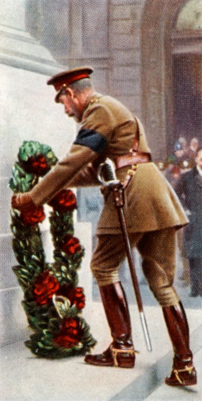 King George V at the Cenotaph, November 11th, 1920 by Unbekannt