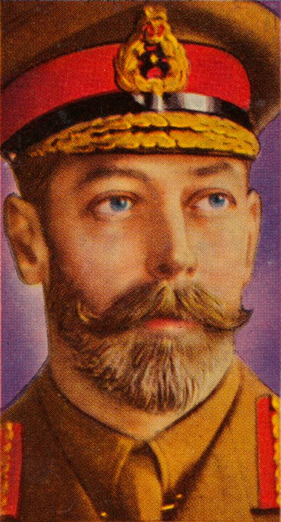 King George V in Field Dress During the First World War by Unbekannt