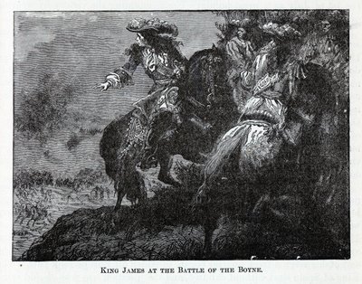 King James at the Battle of the Boyne by Unbekannt