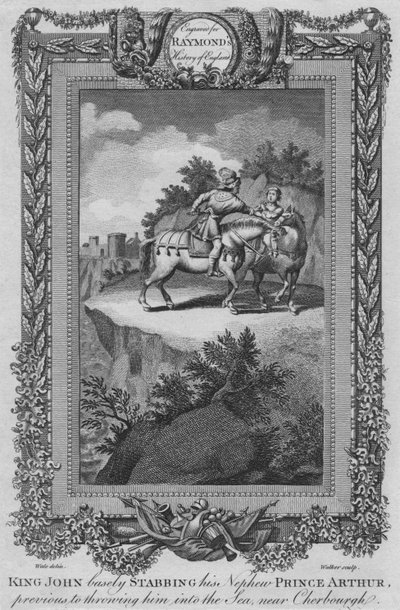 King John Basely Stabbing his Nephew Prince Arthur, c1787 by Unbekannt