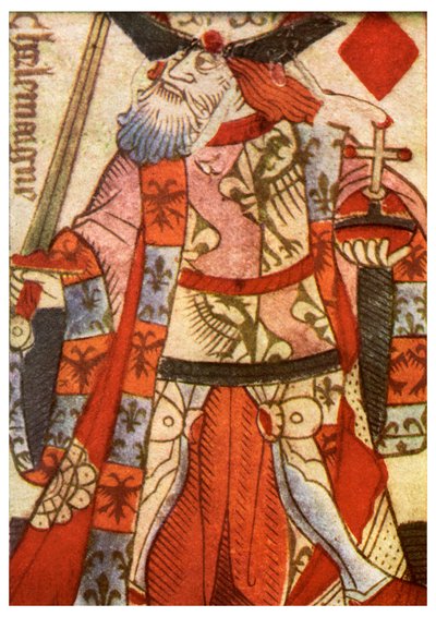 King of Diamonds from a French Pack of Playing Cards, c1500 1956 by Unbekannt