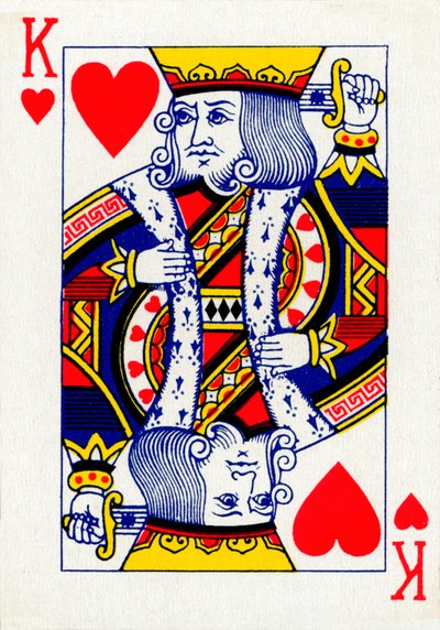 King of Hearts from a Deck of Goodall & Son Ltd. Playing Cards by Unbekannt
