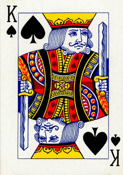 King of Spades from a deck of Goodall & Son Ltd. playing cards by Unbekannt