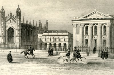 Kings College Chapel, University Library & Senate House, Cambridge, c1835 by Unbekannt