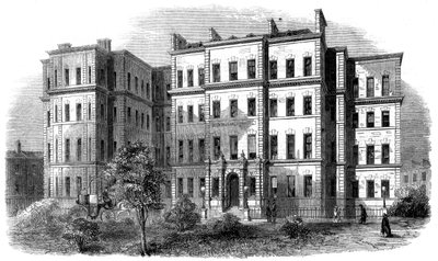 Kings College Hospital, Portugal Street, Lincolns Inn, London, c1860s by Unbekannt