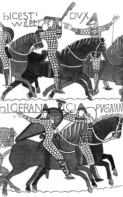 Knights of Duc Guillaume, c1070 1849 by Unbekannt