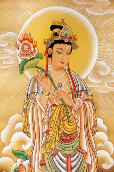 Kong Meng San Phor Kark See Monastery, Bodhisattva, Singapore by Unbekannt