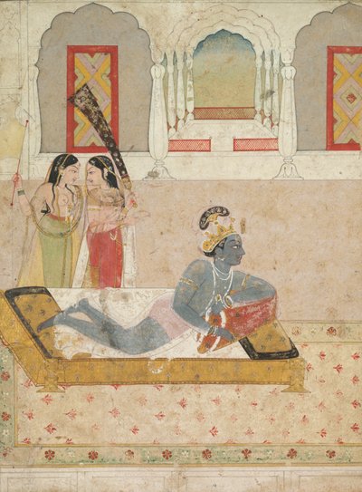 Krishna Awaiting Radha by Unbekannt