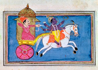 Krishna, Hindu deity, an avatar of Vishnu by Unbekannt