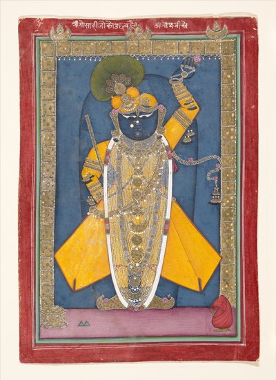 Krishna in the Form of Shri Nathji by Unbekannt