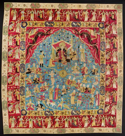Carpet - so-called Persian Carpet (Safavid Appliqué Wall Carpet) by Unbekannt