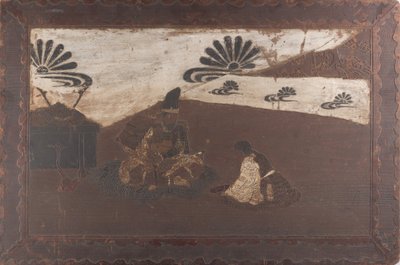 Kusunoki Masashige Bidding Farewell to His Son Masatsura, 19th century by Unbekannt
