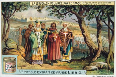 Jerusalem Delivered by Tasso, Procession of Crosses to Mount Olive by Unbekannt