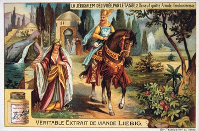 Jerusalem Delivered by Tasso, Renaud Leaves Armide, the Enchantress by Unbekannt