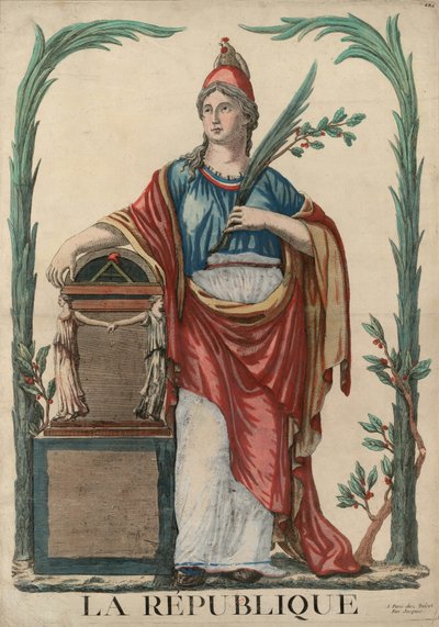The Republic Allegorical Figure of the French Republic by Unbekannt