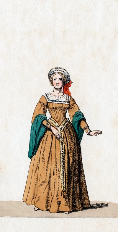 Lady-in-waiting, costume design for Shakespeare