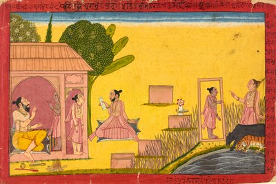 Lakshmana at the Hermitage, Folio from a Ramayana by Unbekannt