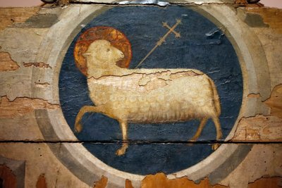 Lamb of God by Giotto. 14th Century. Padua, Italy by Unbekannt