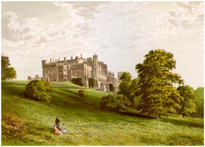 Lambton Castle, County Durham, home of the Earl of Durham by Unbekannt