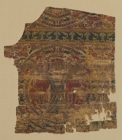 Lampas with Lion Strangler, from a Dalmatic of Saint Bernard Calvo by Unbekannt
