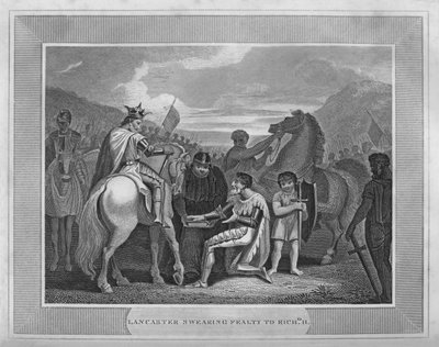 Lancaster Swearing Fealty to Richard II by Unbekannt